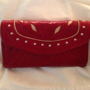 Western leather wallet-Final sale